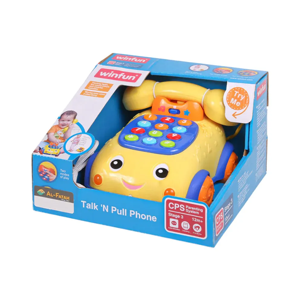 0663 WINFUN TALK N PULL PHONE BASIC