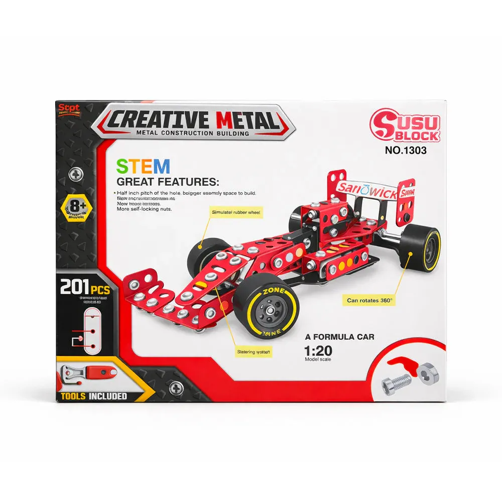 1303C ALLOY BLOCKS FORMULA CAR 201PCS A.I