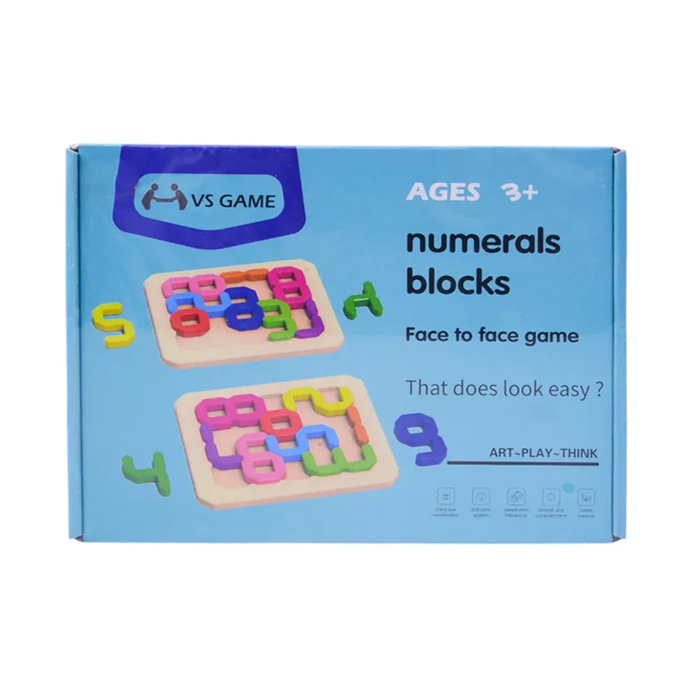 1902-188 WOODEN NUMERALS BLOCKS