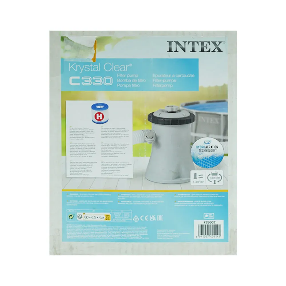 28602 INTEX KRYSTAL CLEAR FILTER PUMP