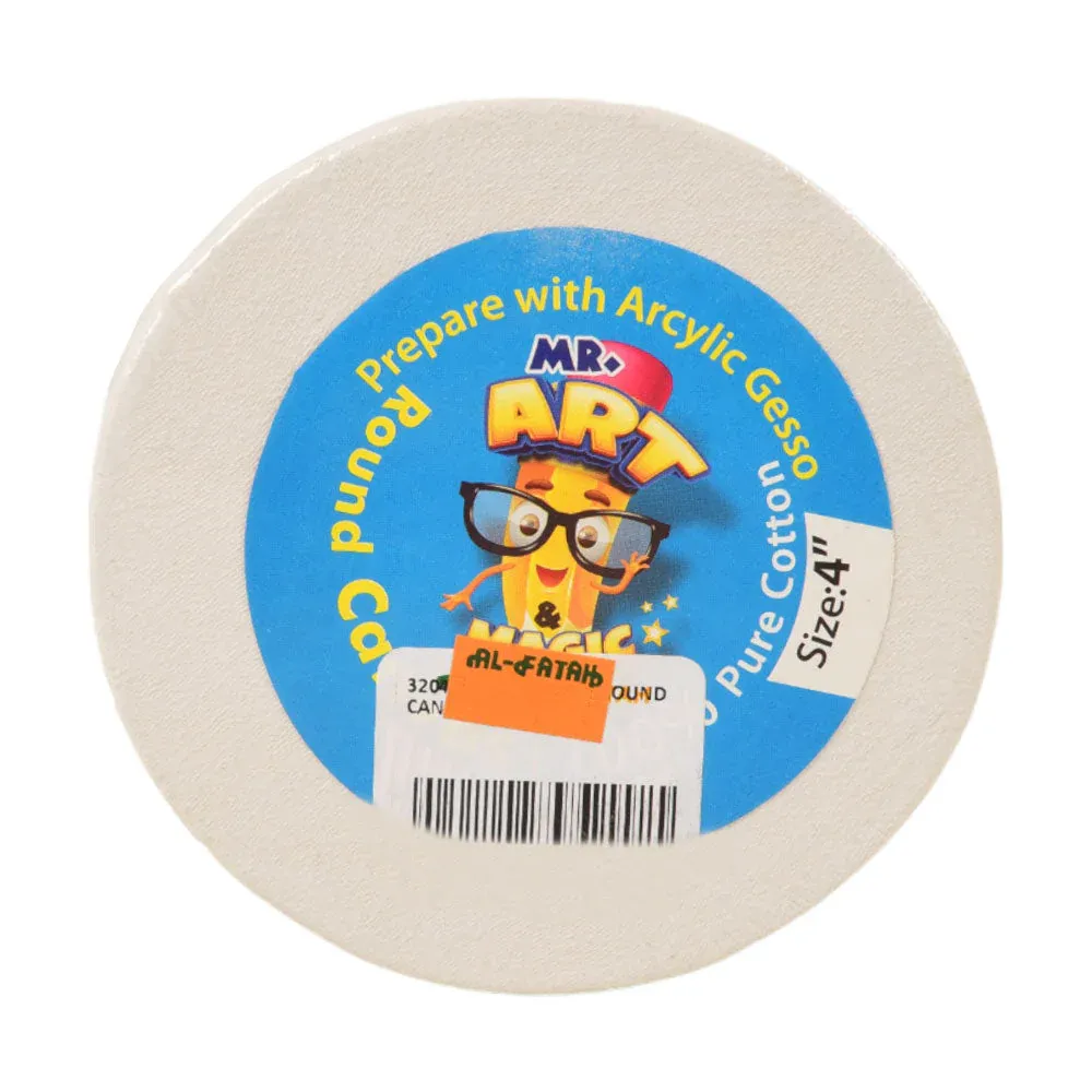 3204 MR.ART MAGIC ROUND CANVAS 4INCH