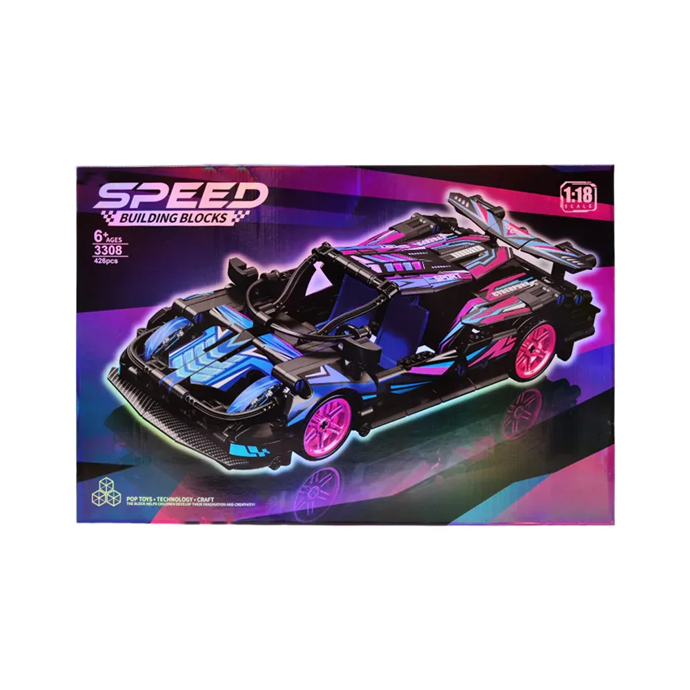 3308 SPEED CAR BUILDING BLOCKS 426PC IR