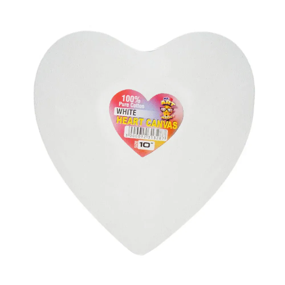 3610 CANVAS BOARD HEART 10INCH