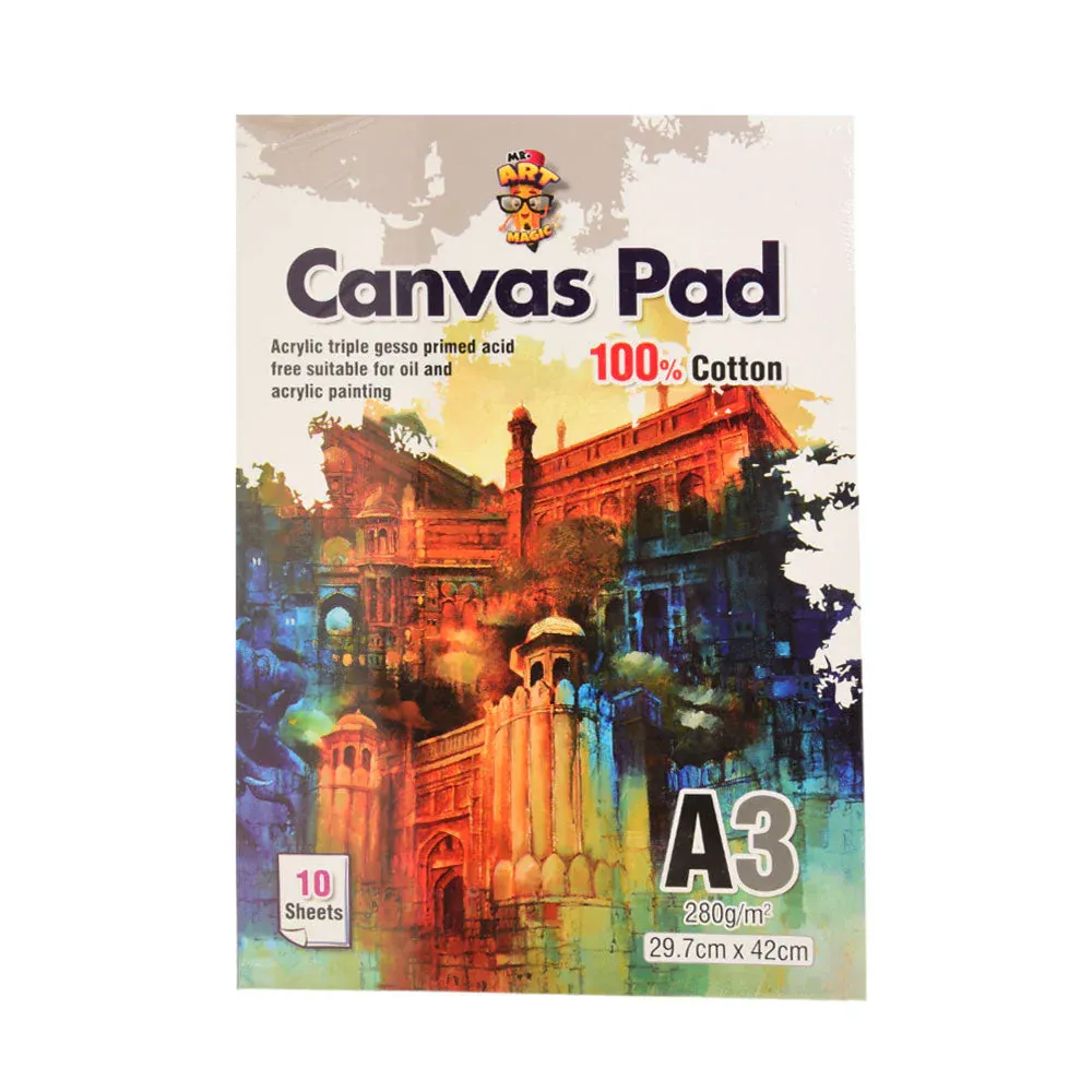 3702 MR.ART MAGIC CANVAS PAD 10 SHEETS A3
