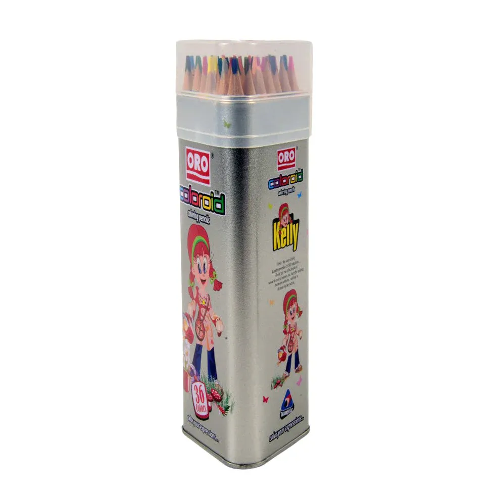 551 ORO 36PC PENCIL COLOR TIN A.M