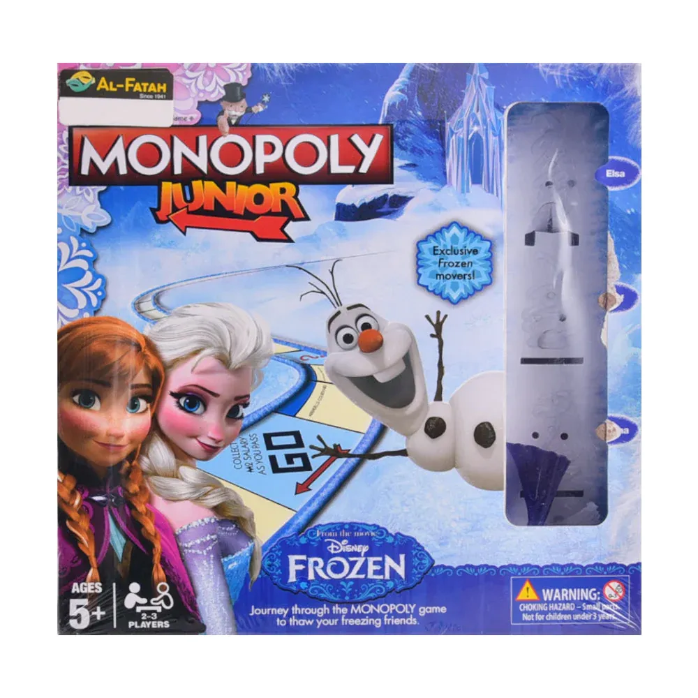 55511 DISNEY FROZEN MONOPOLY JUNIOR GAME A.I