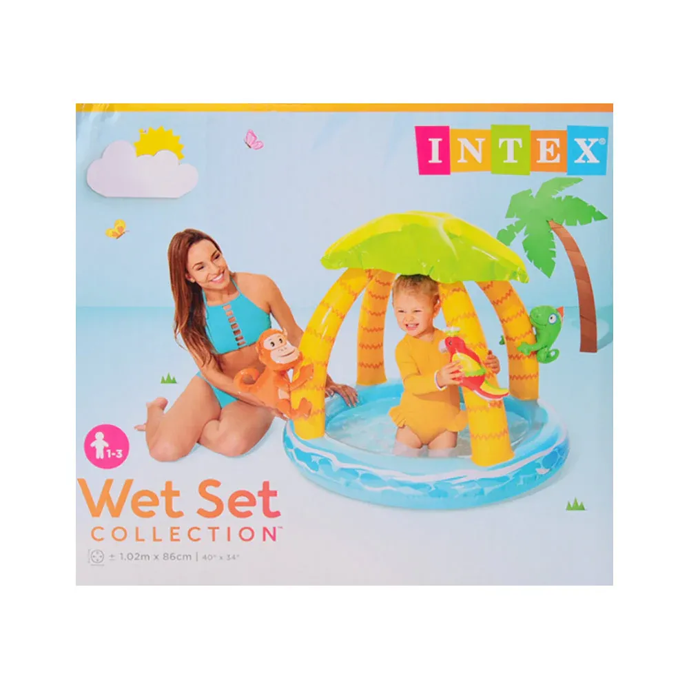 58417 INTEX TROPICAL BABY POOL 42X30 A.I