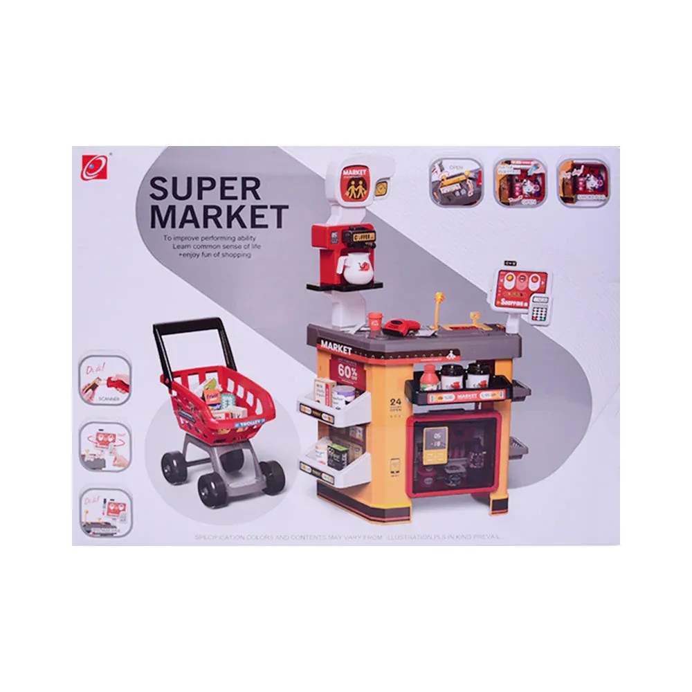 668-130 SUPER MARKET PLAY SET IR 54PCS