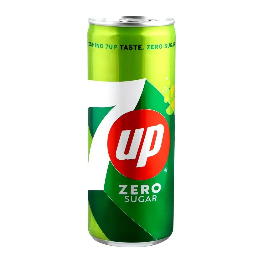 7 UP ZERO SUGAR LOCAL TIN 250 ML