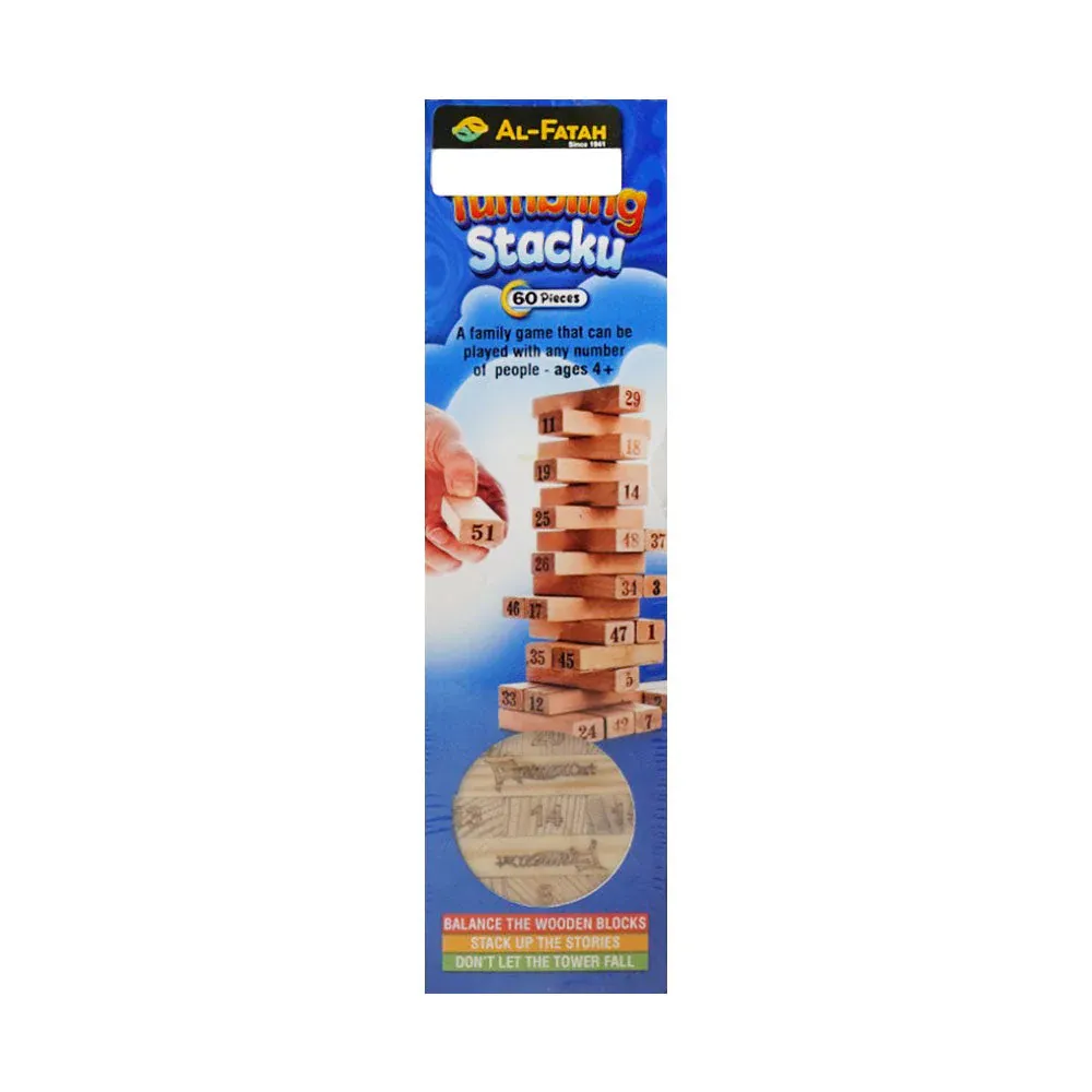 7141 GAMEXCART TUMBLING STACKU GAME 60PC
