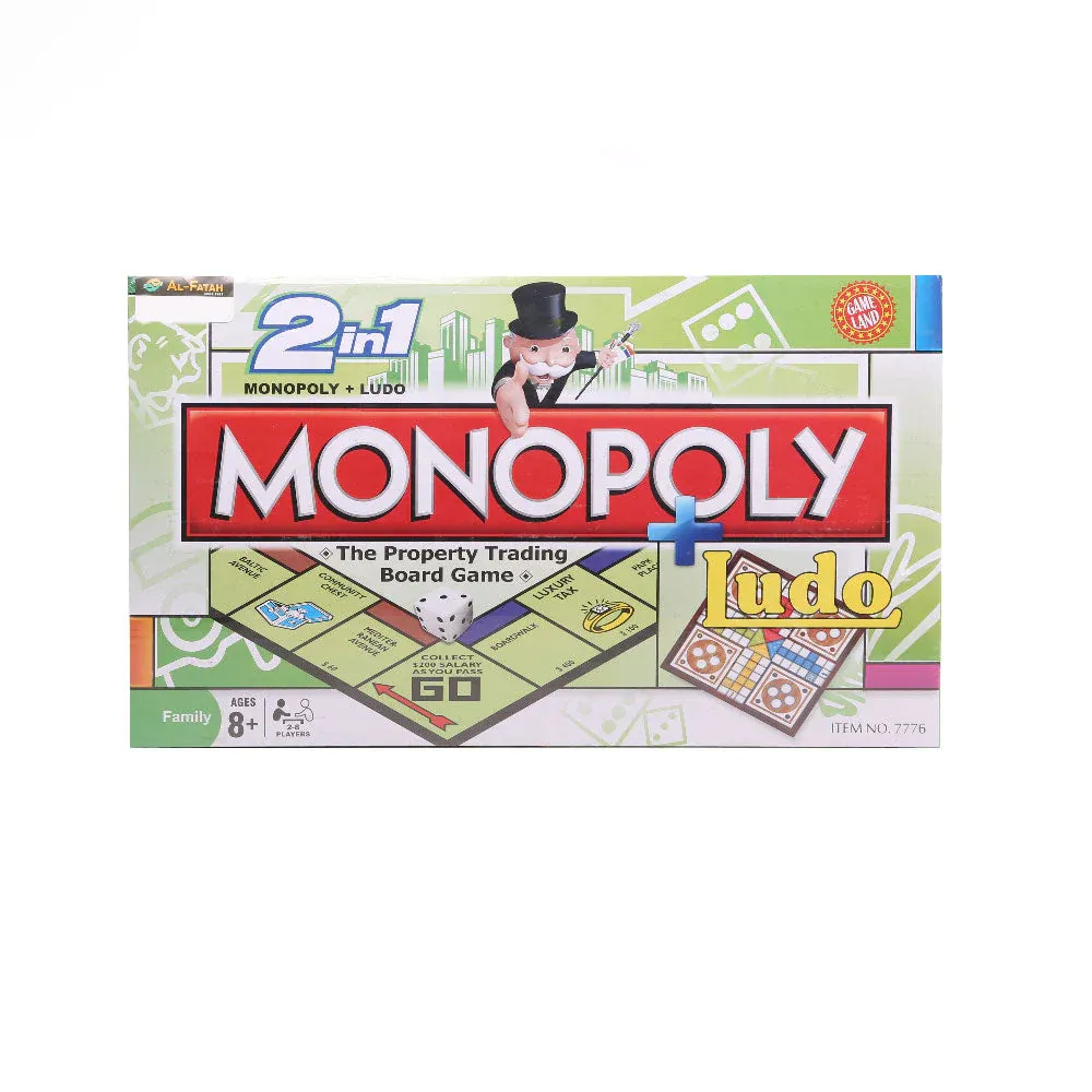 7776 Monopoly Ludo 2In1 Basic