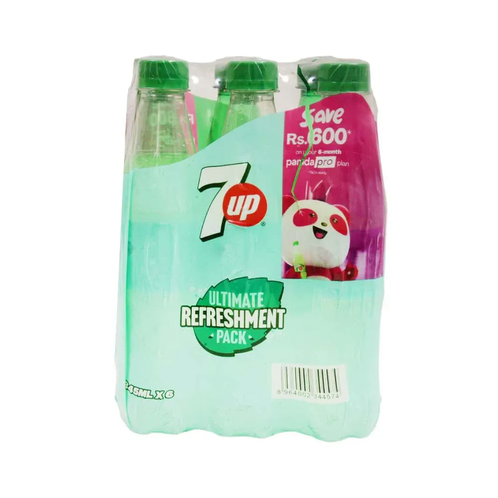 7UP REFRESHMENT 345 ML 6 PCS PACK