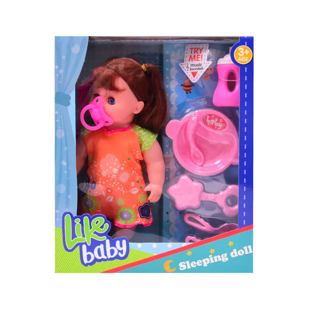 8862-C BABY GIRL DOLL W-ACCESSORIES A.I