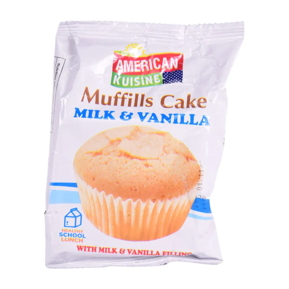 AMERICAN KUISINE MUFFILLE MILK AND VANILLA CAKE 28 GM