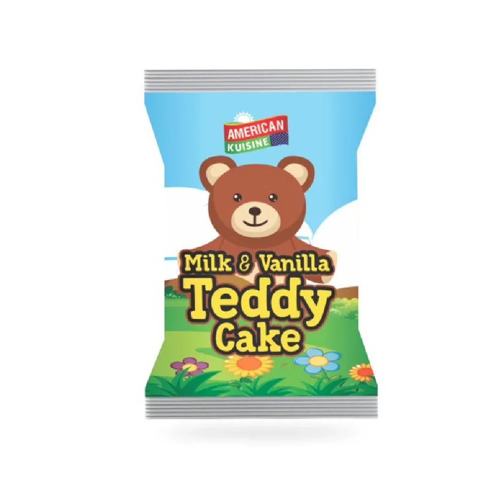 AMERICAN KUISNIE TEDDY CAKE MILK & VANILLA 28GM