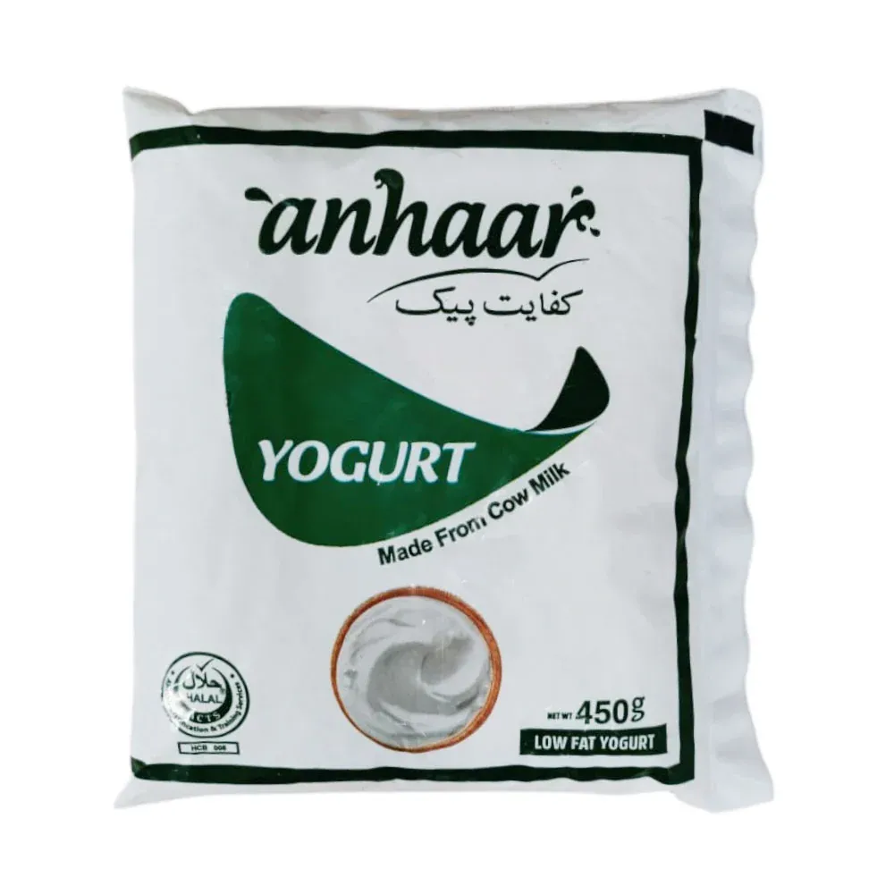 ANHAAR YOGURT PLAIN KAFAYAT 450 GM