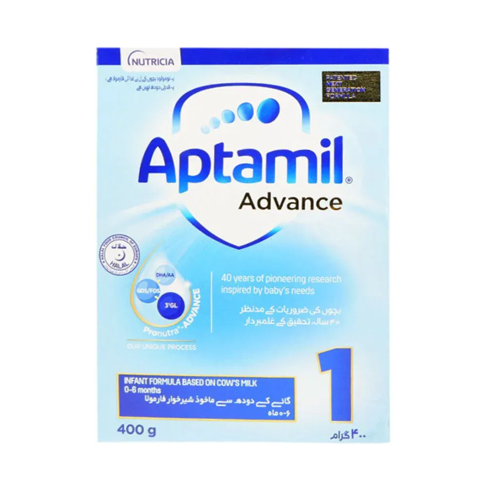 APTAMIL ADVANCE 1 MILK 400 GM SOFT PACK