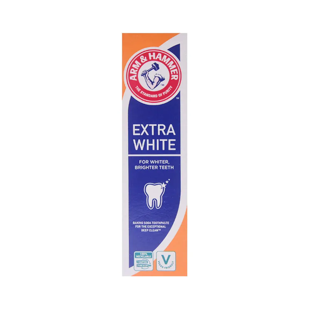 ARM & HAMMER TOOTH PASTE EXTRA WHITE 125 GM