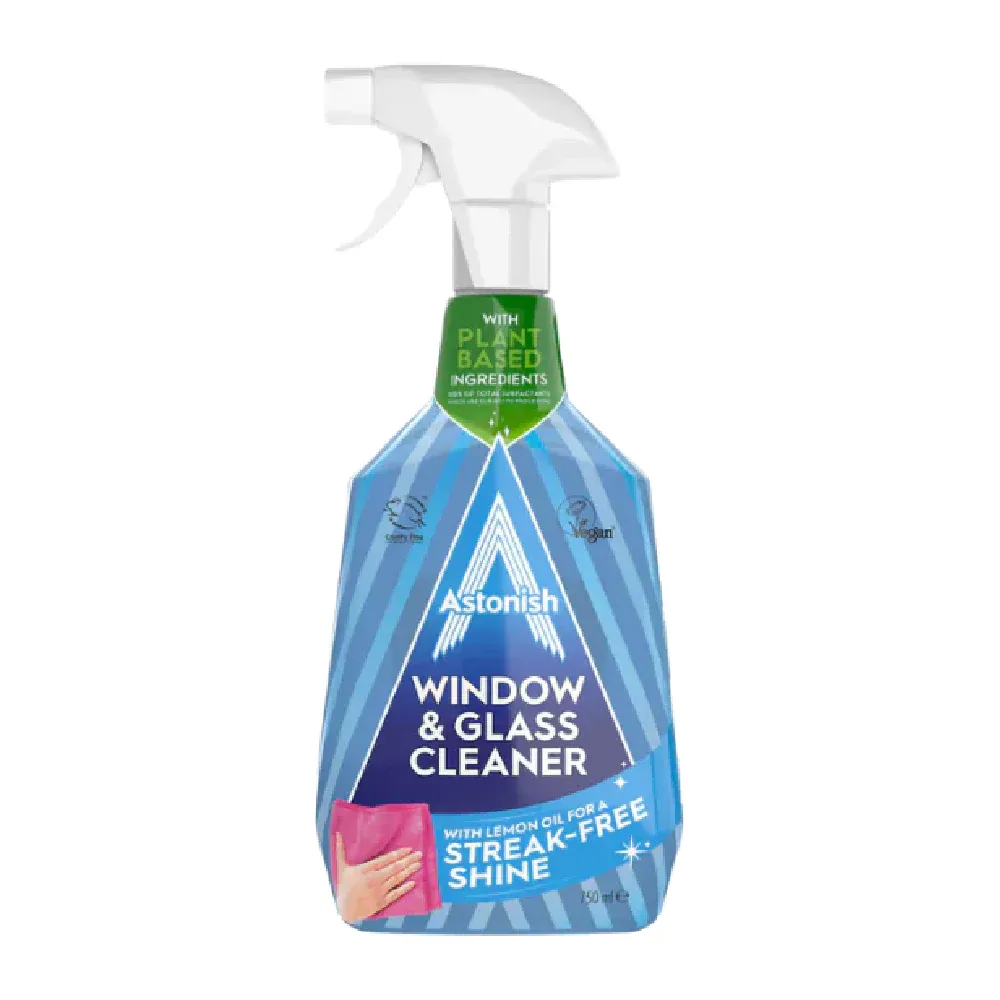 ASTONISH CLEANER WINDOW AND GLASS 750 ML