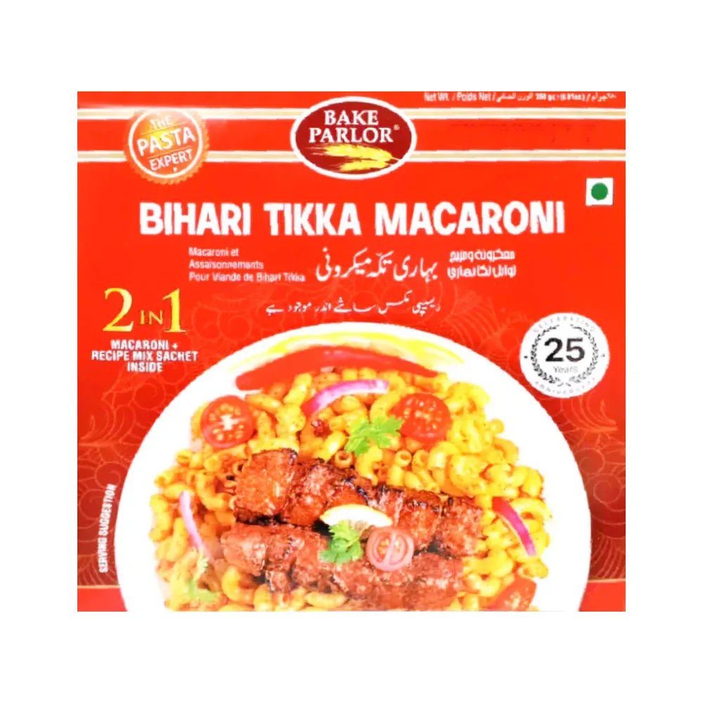 BAKE PARLOR BIHARI TIKKA MACARONI 2 IN 1 250 GM