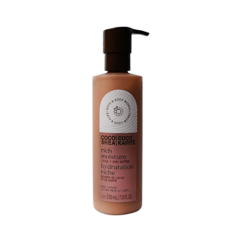 BBW RICH MOISTURE HYDRATION COCOA+SHEA BUTTER 230 ML