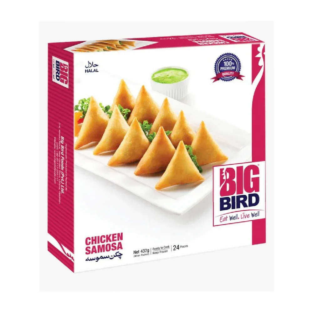 BIG BIRD CHICKEN SAMOSA 24 PCS 432 GM