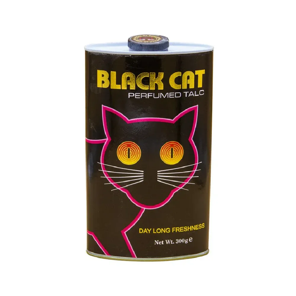 BLACK CAT TALCUM POWDER PERFUMED 300 GM