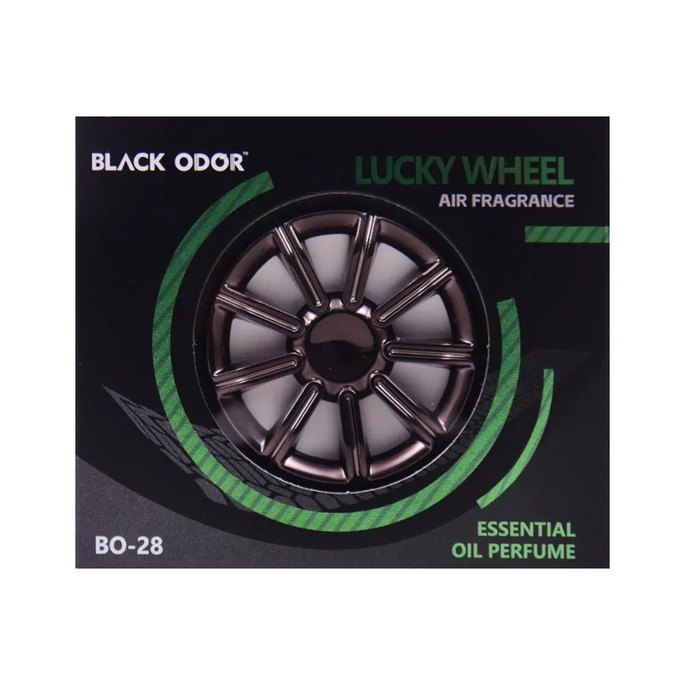 BLACK ODOR AIR FRAGRANCE LUCKY WHEEL EXOTIC VANILLA 45 GM