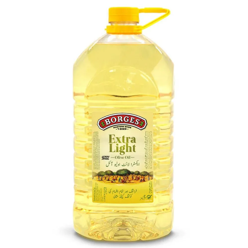 BORGES EXTRA LIGHT OLIVE OIL BOTTLE 5 LTR