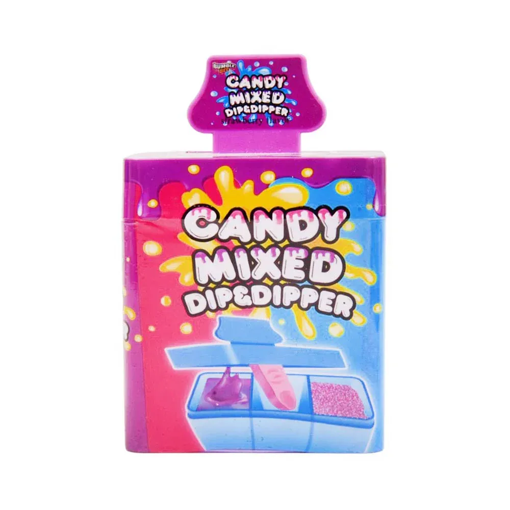 BUMBLE BEE DIP & DIPPER CANDY STRAWBERRY 61 GM