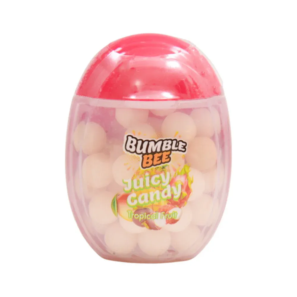 BUMBLE BEE JUICY CANDY TROPICAL FRUIT 28 GM