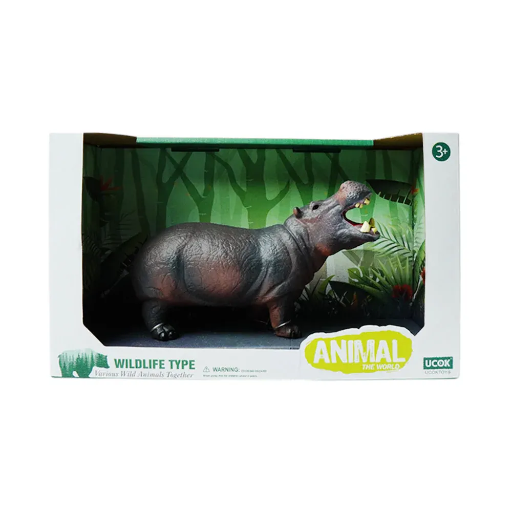 BY08-4 THE ANIMAL WORLD HIPPO