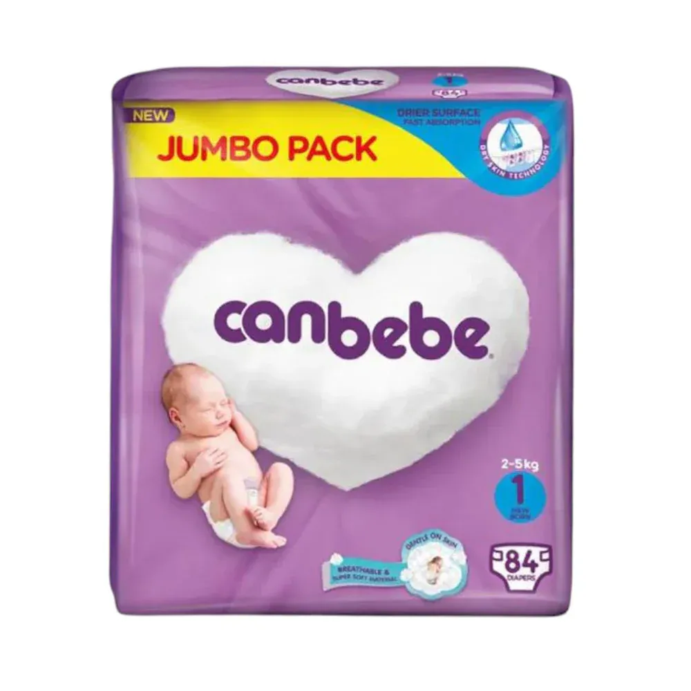 CANBEBE DIAPER NEW JUMBO PACK 1 84 PCS