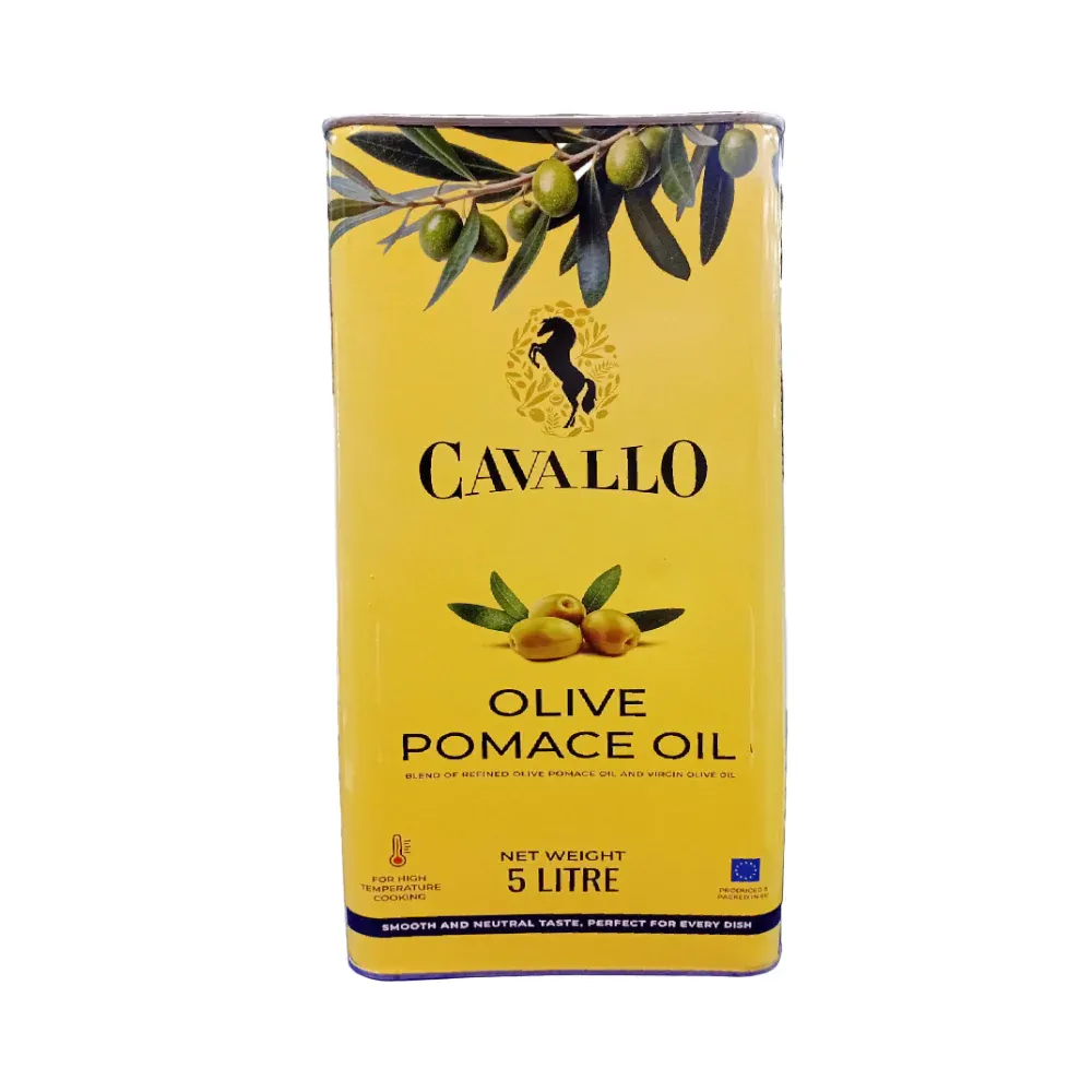 CAVALLO POMACE OLIVE OIL TIN 5 LTR