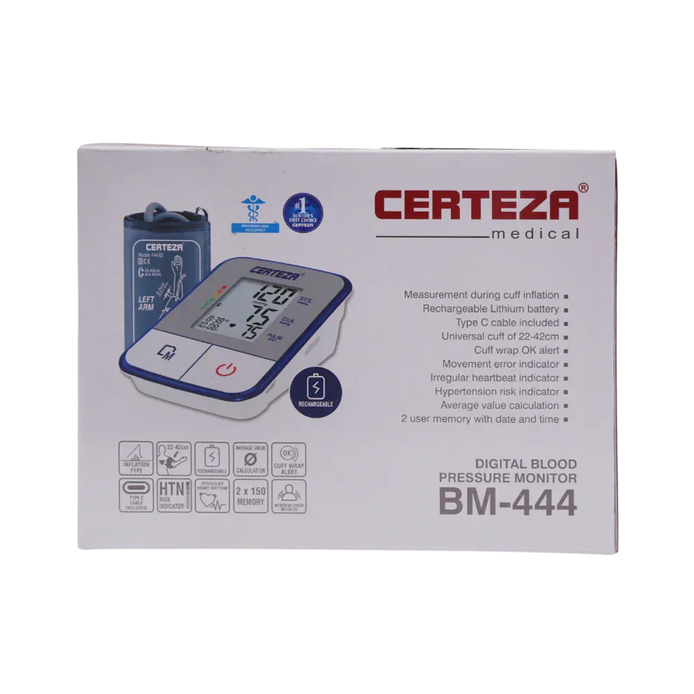 CERTEZA BP MONITOR RECHARGEABLE BM444