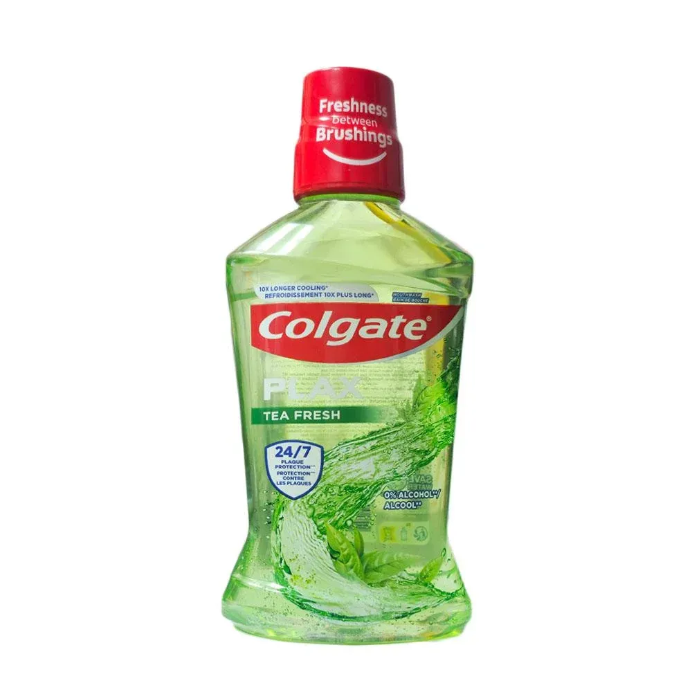 COLGATE PLAX MOUTH WASH TEA FRESH FRAICHE 500 ML