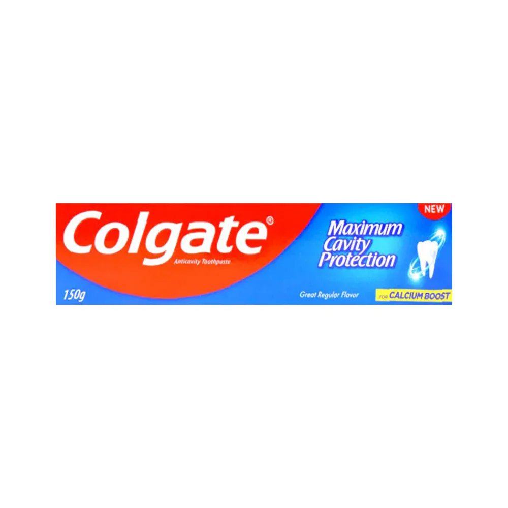 COLGATE TOOTH PASTE MAXIMUM CAVITY PROTECTION 150 GM