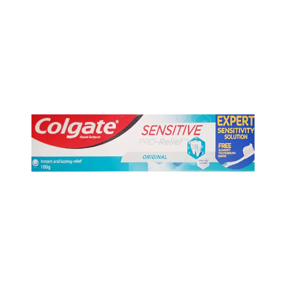 COLGATE TOOTH PASTE SENSITIVE PRO RELIEF ORIGINAL 100 GM