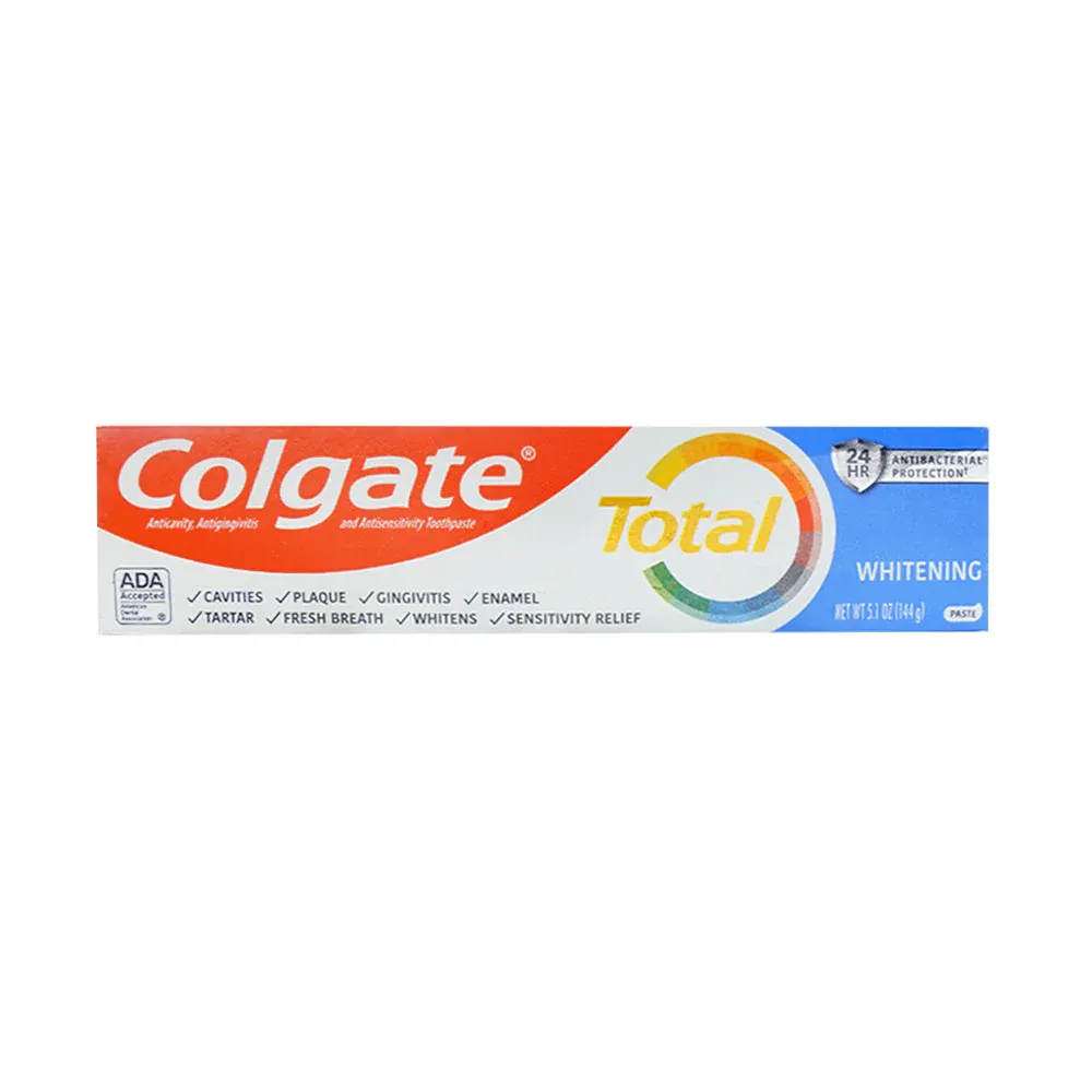 COLGATE TOOTH PASTE TOTAL WHITENING PASTE 144 GM