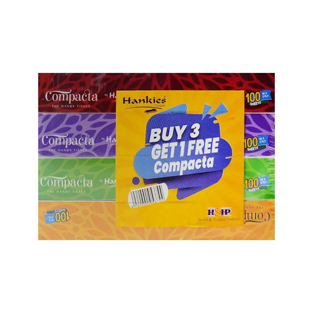 COMPACTA TISSUE BOX BUY 3 GET 1 FREE BOX SAVE RS 110