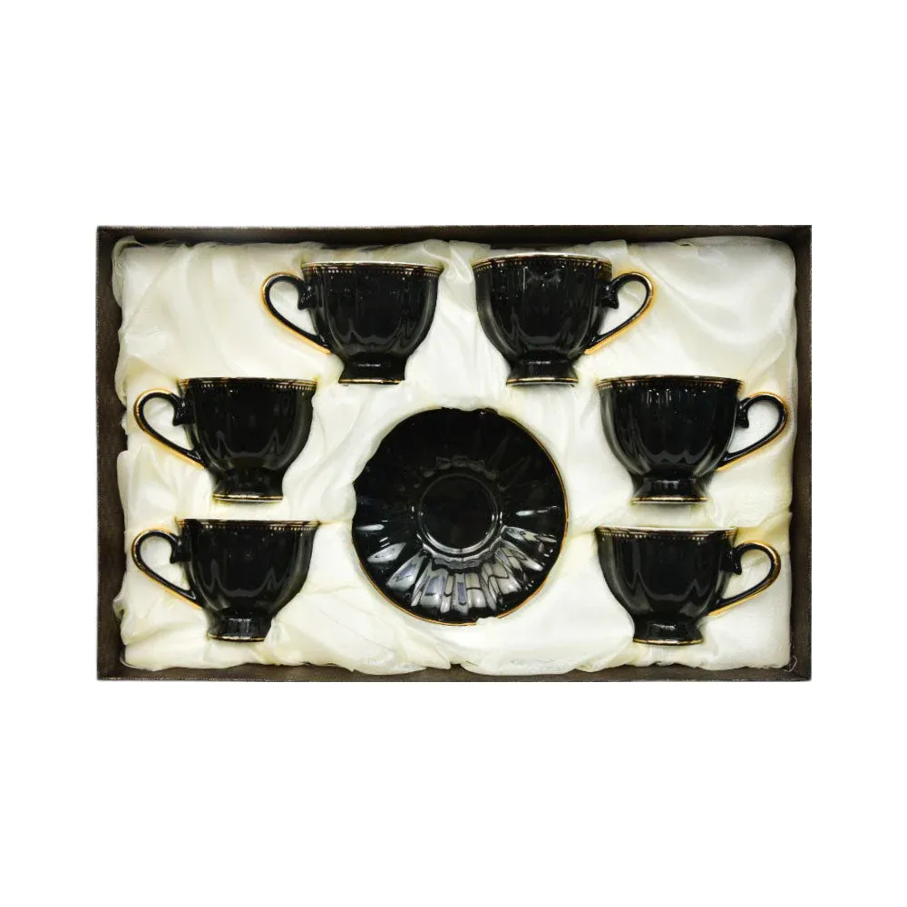 CUP & SAUCER SET 6PC ROYAL BISTRO 9302B