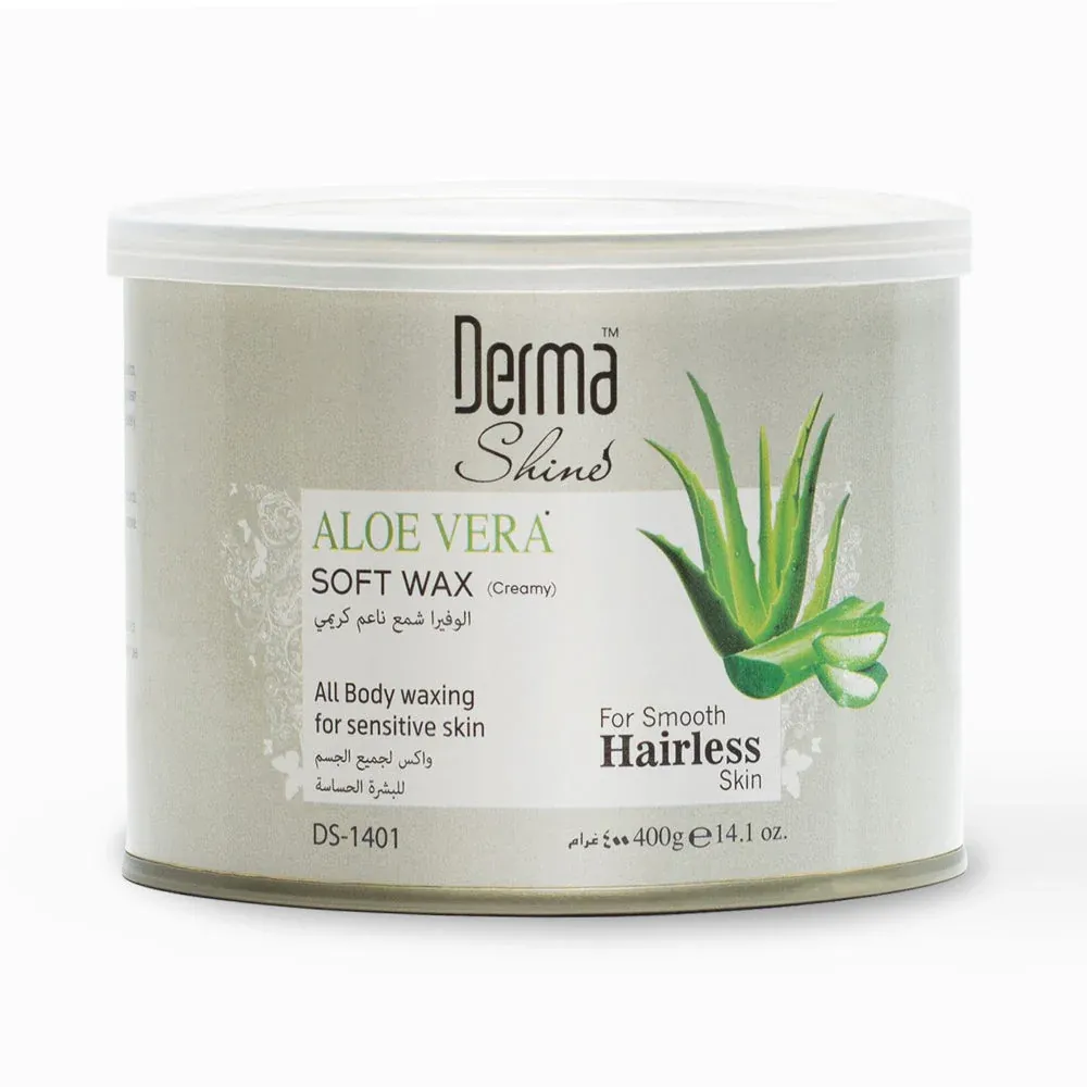 DERMA SHINE ALOEVERA SOFT WAX 400GM
