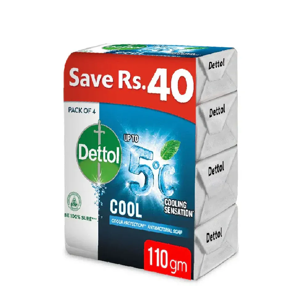 DETTOL SOAP COOL COOLING SENSATION 4X110 GM