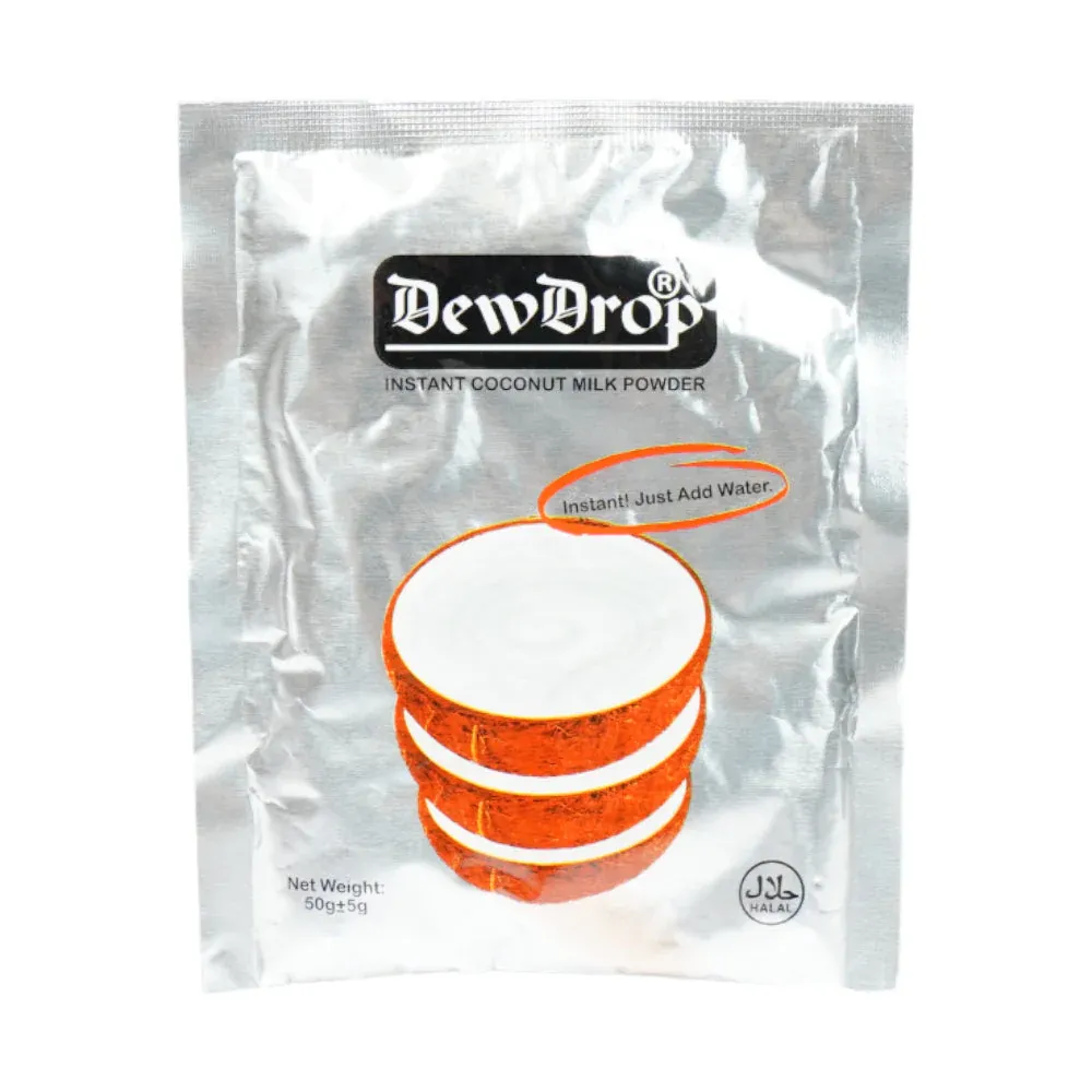 DEW DROP INSTANT COCONUT MILK POWDER 55 GM