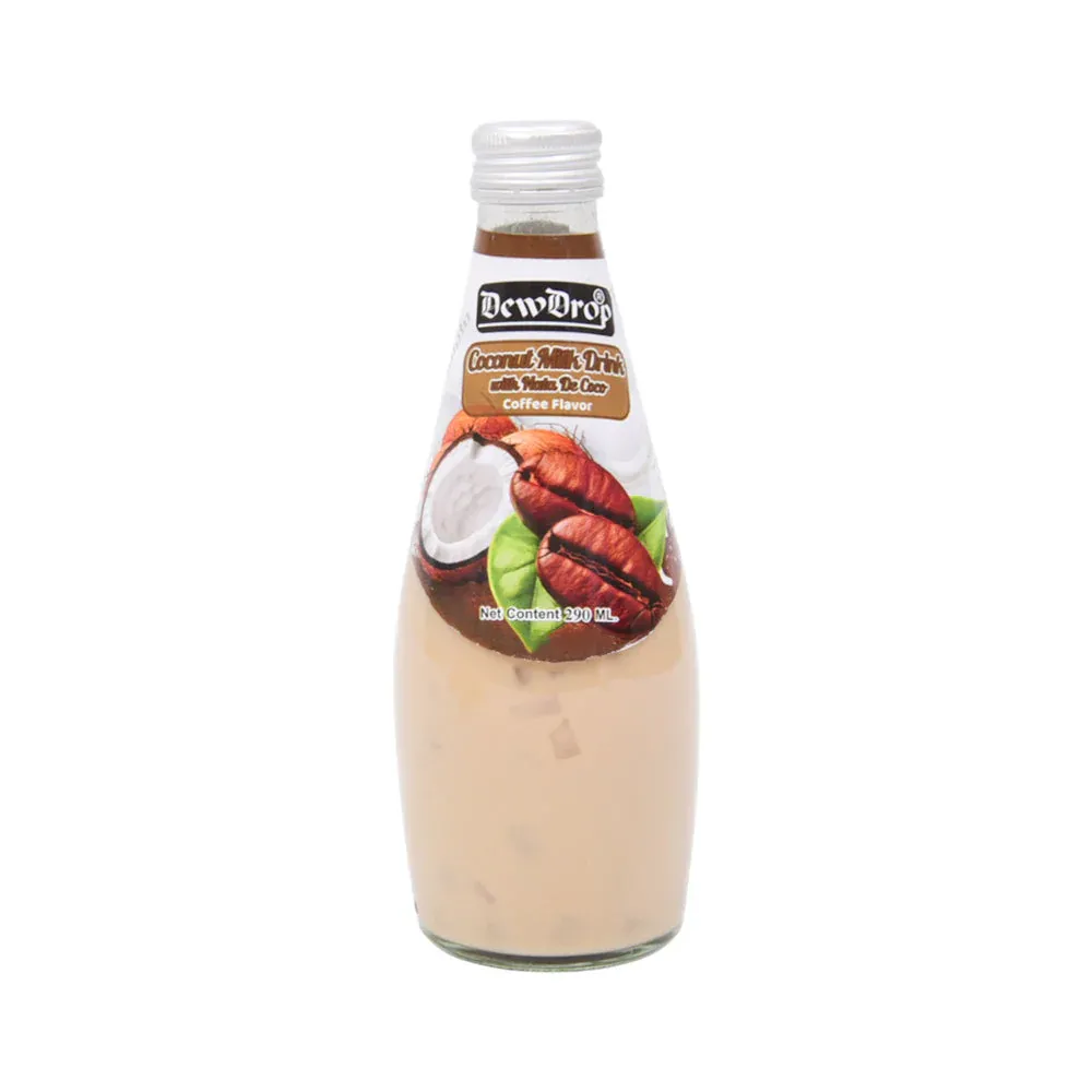 DEWDROP JUICE DRINK COCONUT MIKL WITH  COFFE 290 ML