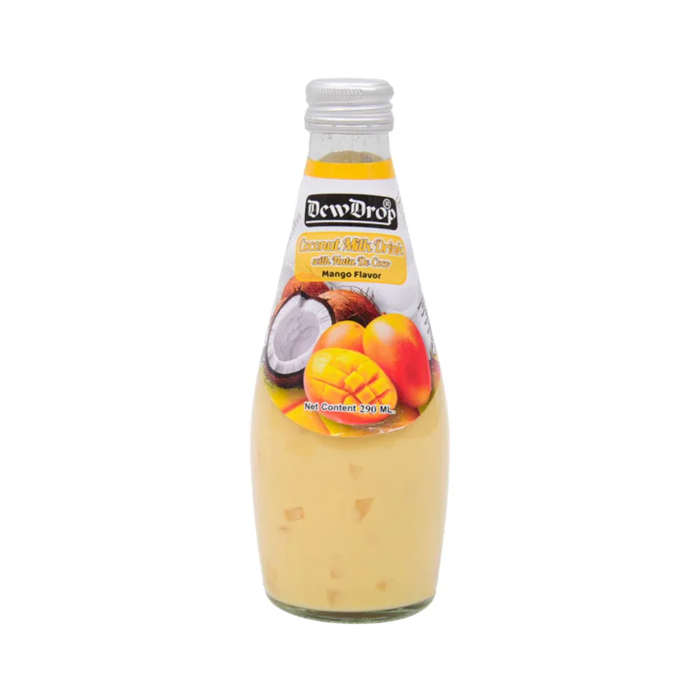 DEWDROP JUICE DRINK COCONUT MIKL WITH  MANGO 290 ML