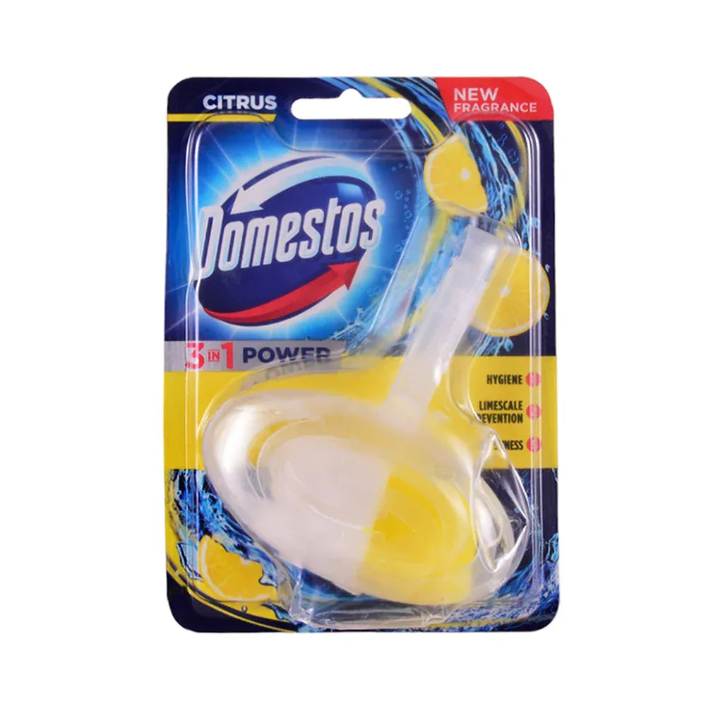 DOMESTOS TOILET FRESHNER BLOCK CITRUS 3IN1 40 GM
