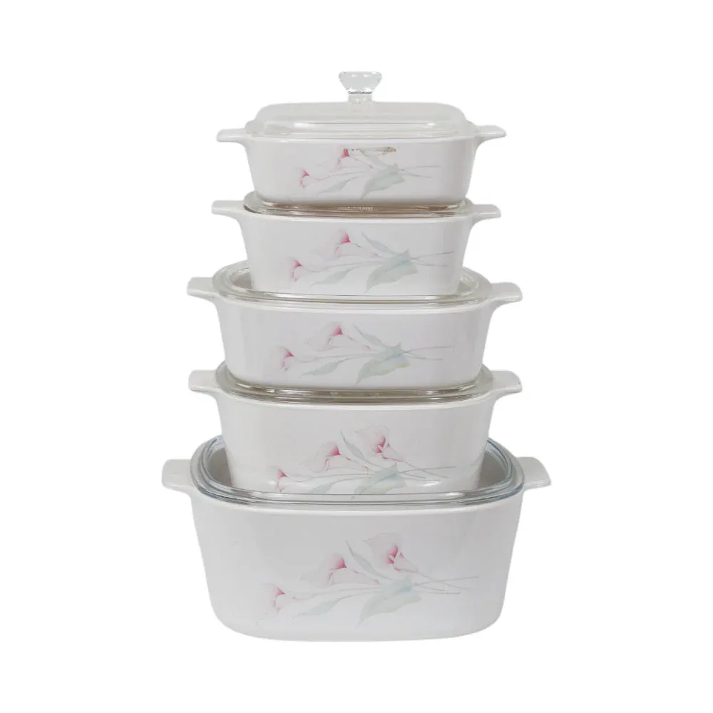 DONGA SET CORNINGWARE 10PCS LILYVILLE A-501-LV SET