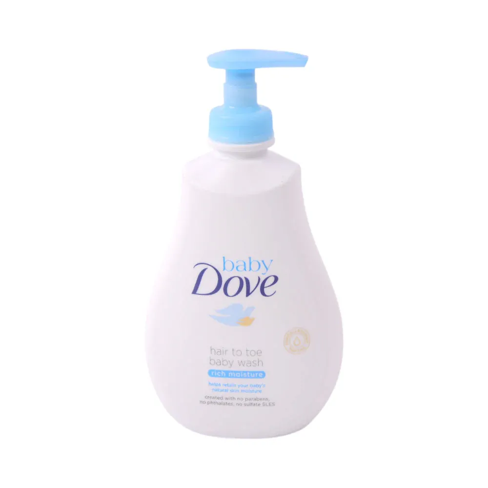 DOVE BABY WASH HEAD TO TOE RICH MOISTURE 400 ML