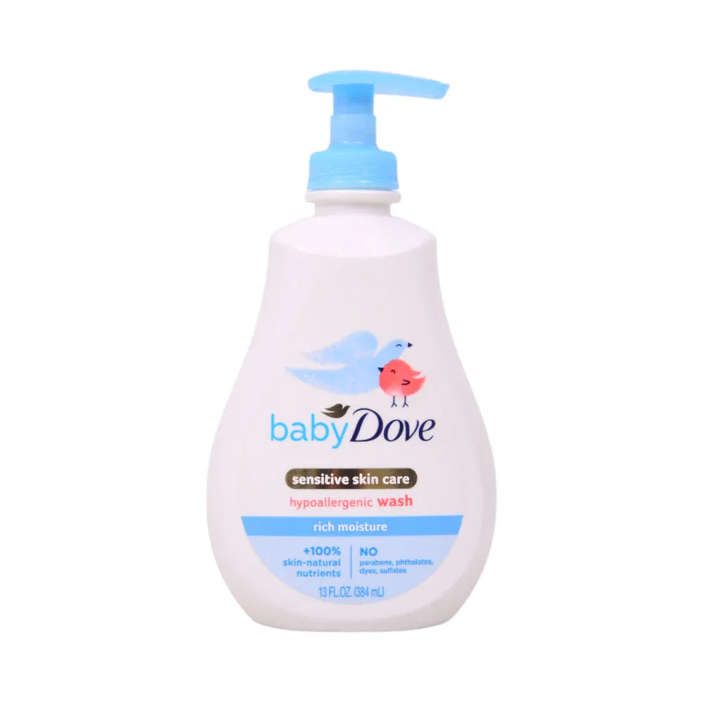 DOVE BABY WASH RICH MOISTURE 384 ML